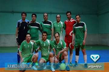 مسابقه فوتسال دوستانه کارکنان دامپزشکی استان همدان با استان کرمانشاه
