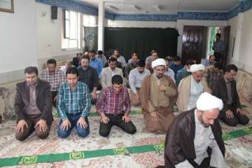 مراسم بزرگداشت عید غدیرخم و 14 مهر در دامپزشکی استان همدان