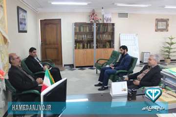 دیدار مدیرکل دامپزشکی استان با فرماندار شهرستان اسدآباد