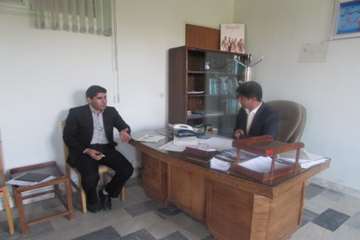 دیدار رئیس دامپزشکی با مدیر جهادکشاورزی اسدآباد