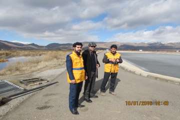 گشت مشترک رؤسای ادارات دامپزشکی اسدآباد و محیط زیست از تالاب ها