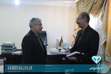 دیدار مدیرکل دامپزشکی استان با فرماندار شهرستان اسدآباد