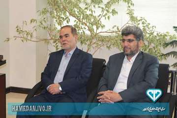 دیدار مدیرکل و معاون توسعه اداره کل دامپزشکی استان همدان با رییس سازمان جهاد کشاورزی استان همدان