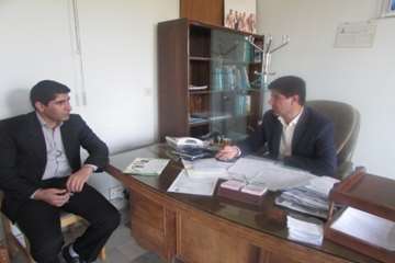 دیدار رئیس دامپزشکی با مدیر جهادکشاورزی اسدآباد