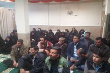 برگزاری کلاس آموزشی برای مددجویان کمیته امداد شهرستان بهار