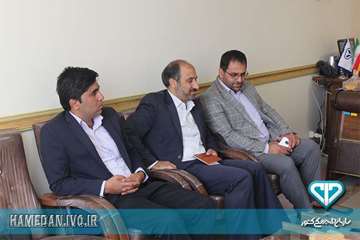 دیدار مدیرکل پدافند غیر عامل استانداری همدان با دکتر رسولی