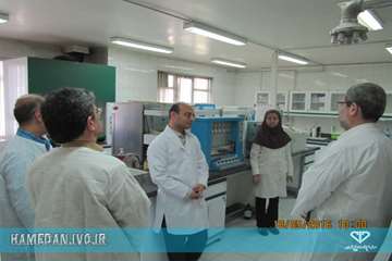 بازدید دکتر هاشم زاده از اداره کل دامپزشکی استان همدان و آزمایشگاه مرکزی دامپزشکی