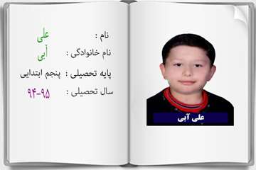 دانش آموزان ممتاز درسی در سال تحصیلی 95-94