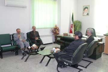 دیدار مدیر کل دامپزشکی استان با فرماندار شهرستان نهاوند