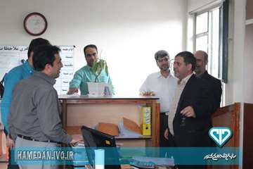 بازدید فرماندار رزن از اداره کل دامپزشکی استان