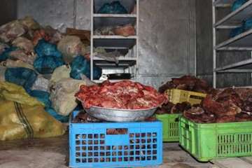 ضبط و معدوم سازی آلایش دامی غیرقابل مصرف و تاریخ گذشته در شهرستان بهار