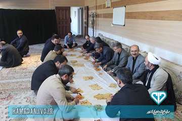 مراسم بزرگداشت ایام محرم در اداره کل دامپزشکی استان همدان