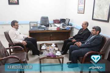 دیدار نوروزی مدیرکل و معاونین دامپزشکی با ریاست و معاونین سازمان مدیریت و برنامه ریزی استان همدان