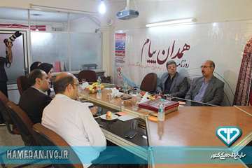 دیدار با کارکنان روزنامه همدان پیام در روزخبرنگار