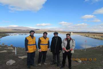 گشت مشترک رؤسای ادارات دامپزشکی اسدآباد و محیط زیست از تالاب ها