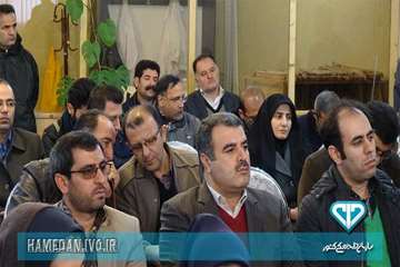 مراسم افتتاح پیش سرد کشتارگاه دام صالح آباد همدان