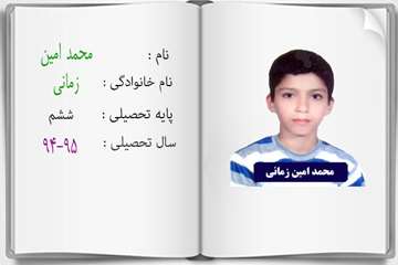 دانش آموزان ممتاز درسی در سال تحصیلی 95-94