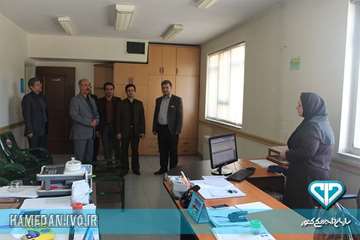 بازدید معاون و کارشناسان سازمان مدیریت از اداره کل دامپزشکی استان همدان