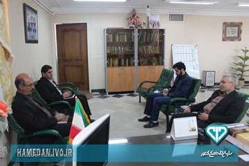 دیدار مدیرکل دامپزشکی استان با فرماندار شهرستان اسدآباد