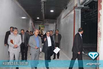 بازدید معاون عمرانی استانداری همدان از کشتارگاه دام