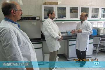 بازدید دکتر هاشم زاده از اداره کل دامپزشکی استان همدان و آزمایشگاه مرکزی دامپزشکی