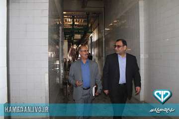 بازدید معاون عمرانی استانداری همدان از کشتارگاه دام