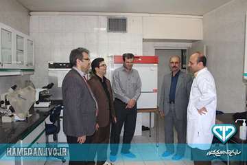 بازدید معاون و کارشناسان سازمان مدیریت از اداره کل دامپزشکی استان همدان