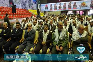 شرکت مدیرکل و کارکنان اداره کل دامپزشکی استان همدان در مراسم بزرگداشت شهدای کارمند استان