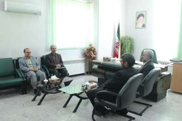 دیدار مدیر کل دامپزشکی استان با فرماندار شهرستان نهاوند