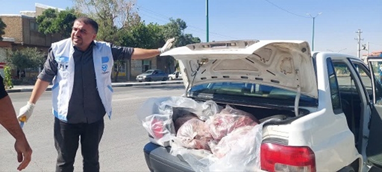 کشف و توقیف بیش از یک تن گوشت قرمز فاقد هویت در محورهای ورودی شهرستان بهار در خرداد و تیرماه سال جاری 